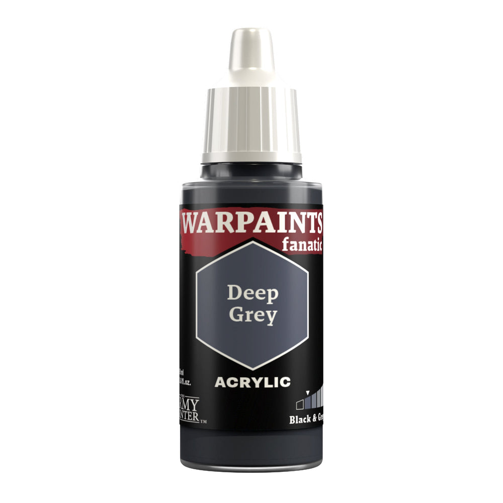 Army Painter Warpaints Fanatic: Deep Grey 18ml (ONLINE ORDER ONLY)
