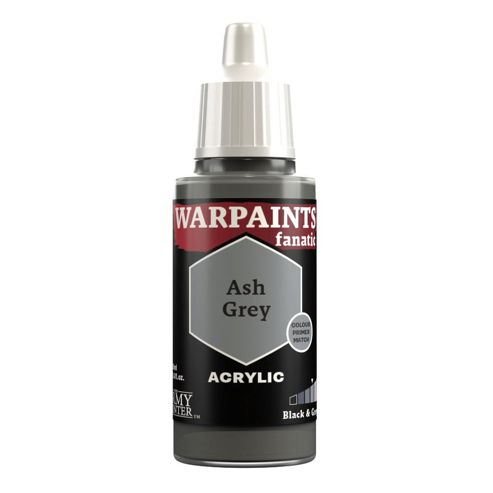 Army Painter Warpaints Fanatic: Ash Grey 18ml (ONLINE ORDER ONLY)