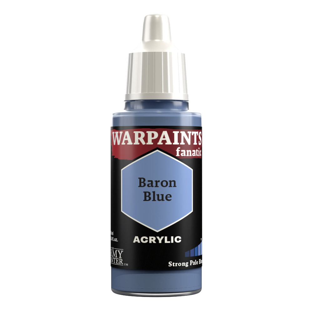 Army Painter Warpaints Fanatic: Baron Blue 18ml (ONLINE ORDER ONLY)