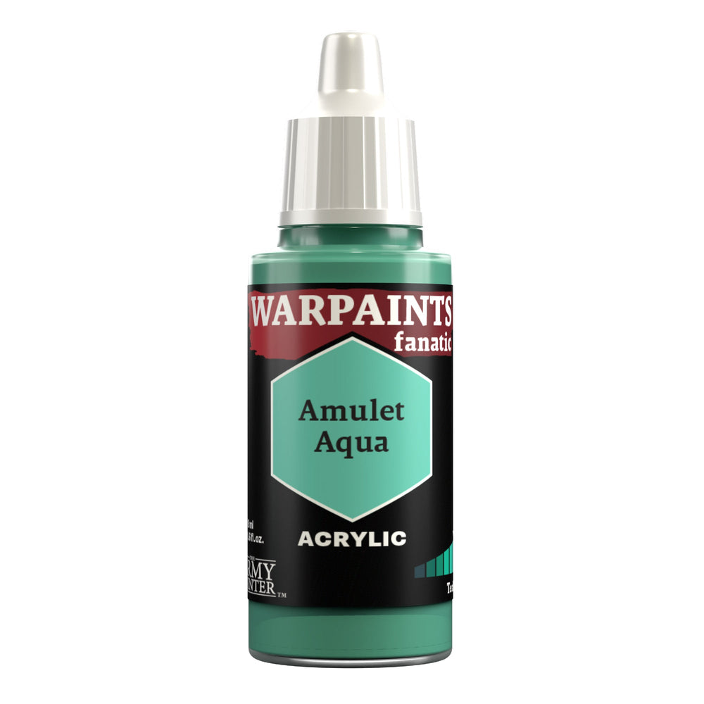Army Painter Warpaints Fanatic: Amulet Aqua 18ml (ONLINE ORDER ONLY)