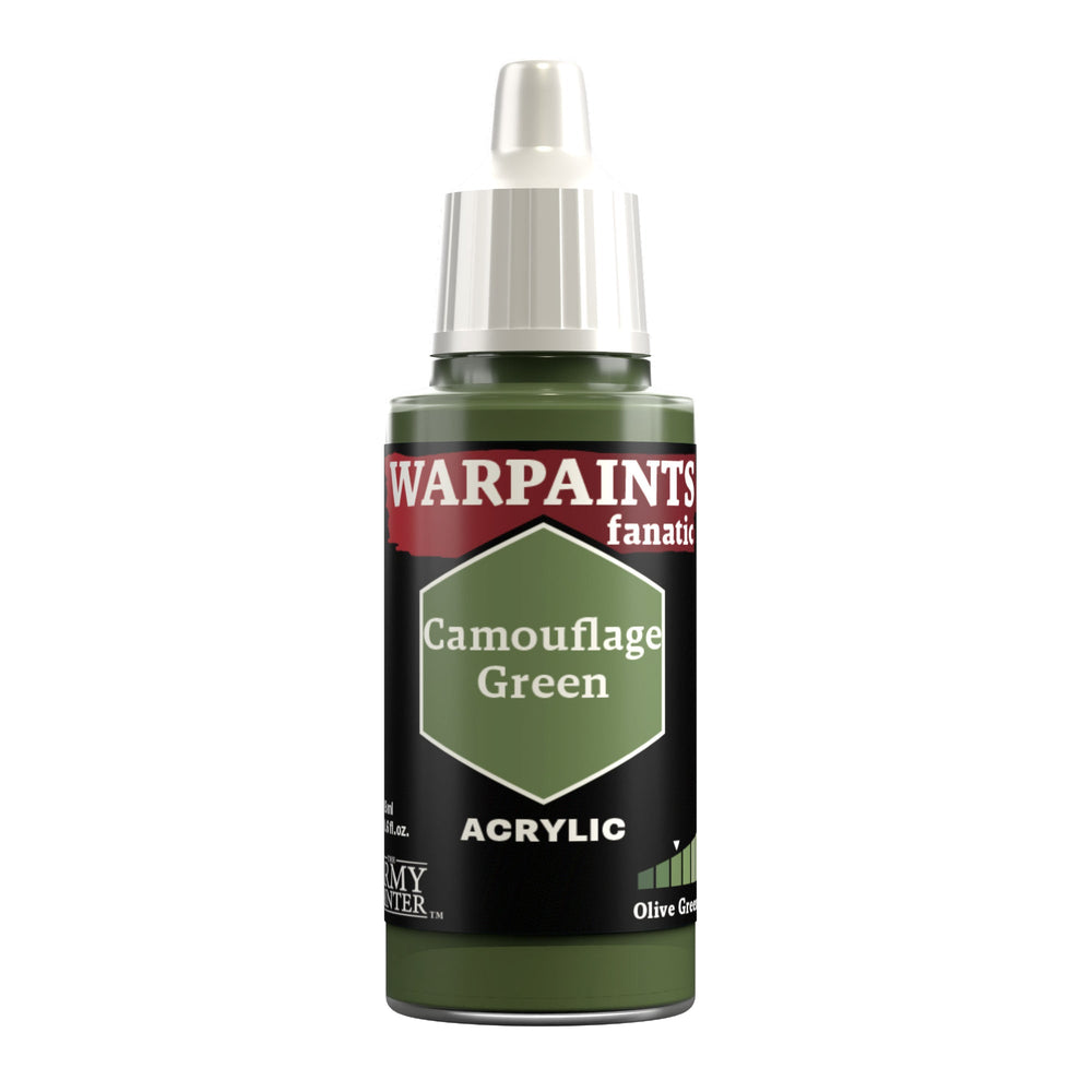 Army Painter Warpaints Fanatic: Camouflage Green 18ml (ONLINE ORDER ONLY)