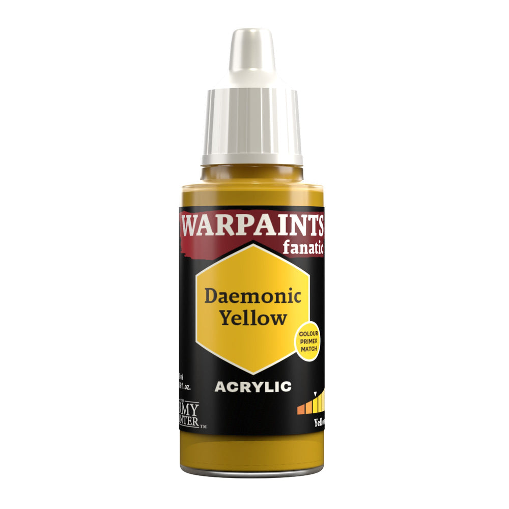 Army Painter Warpaints Fanatic: Daemonic Yellow 18ml (ONLINE ORDER ONLY)
