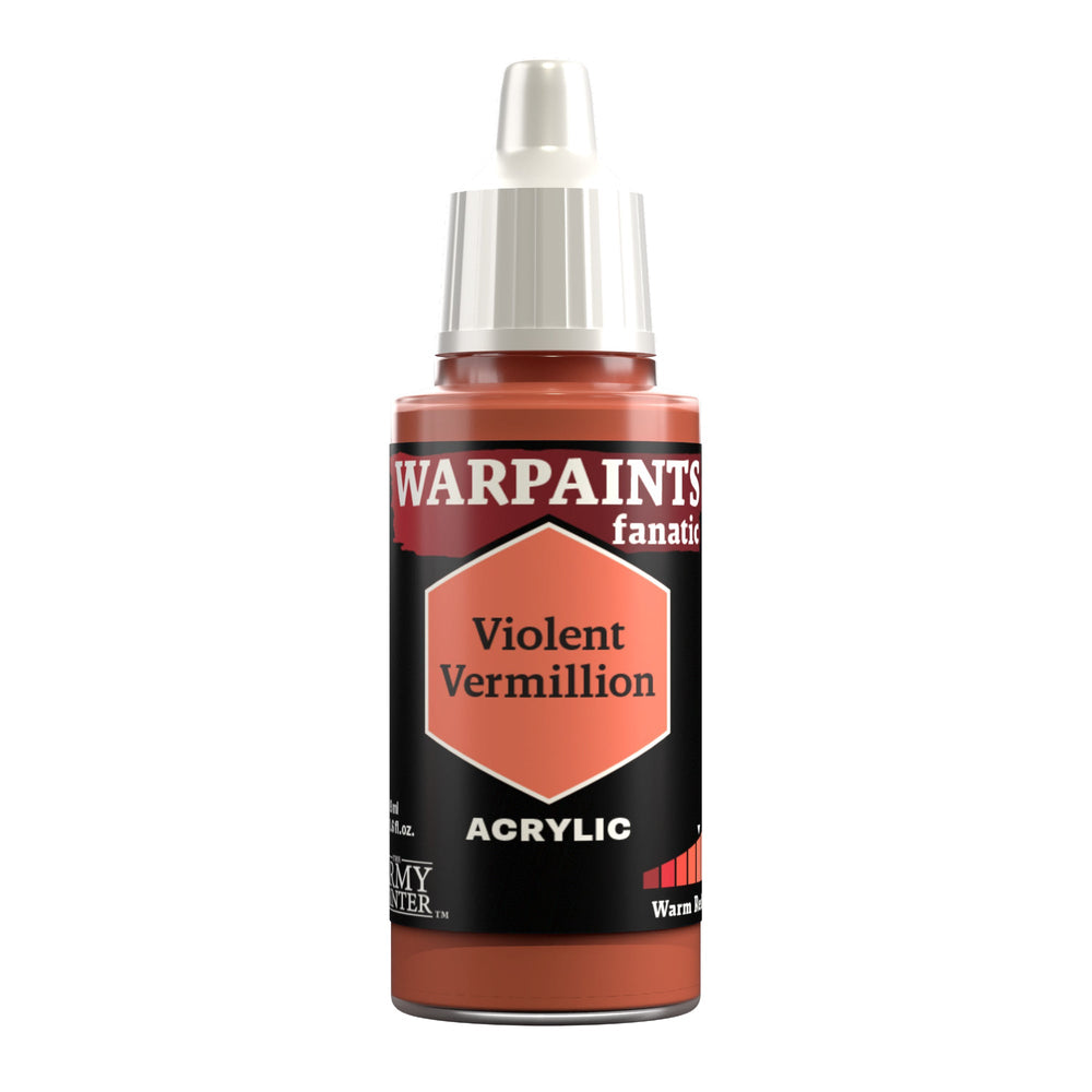 Army Painter Warpaints Fanatic: Violent Vermilion 18ml (ONLINE ORDER ONLY)