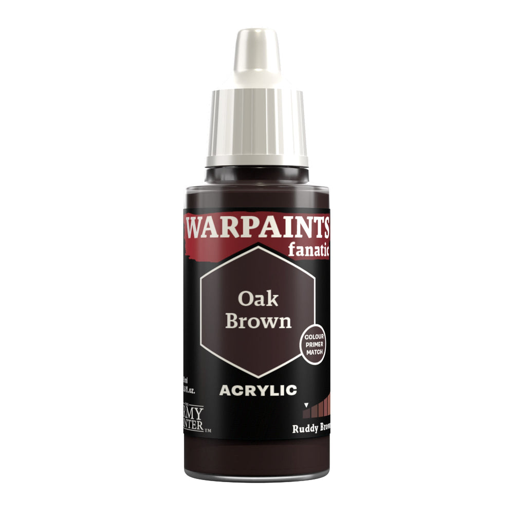 Army Painter Warpaints Fanatic: Oak Brown 18ml (ONLINE ORDER ONLY)