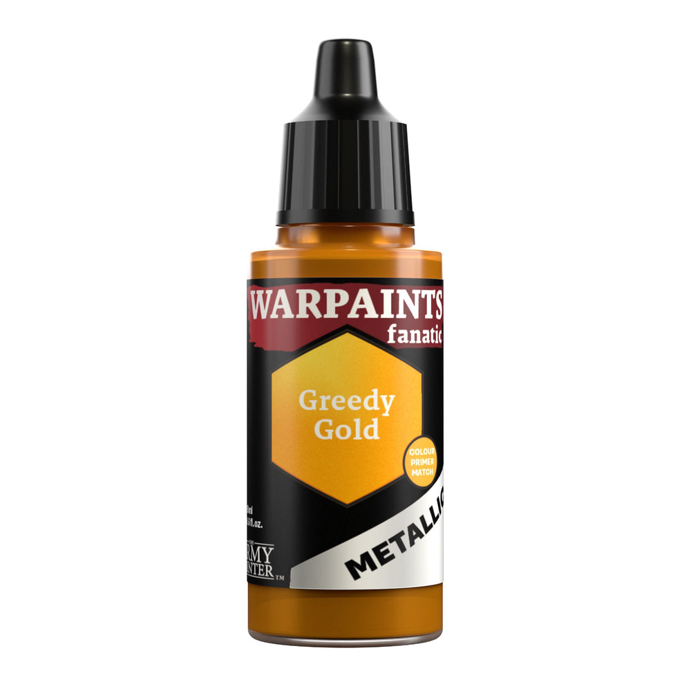 Army Painter Warpaints Fanatic: Metallic - Greedy Gold 18ml (ONLINE ORDER ONLY)