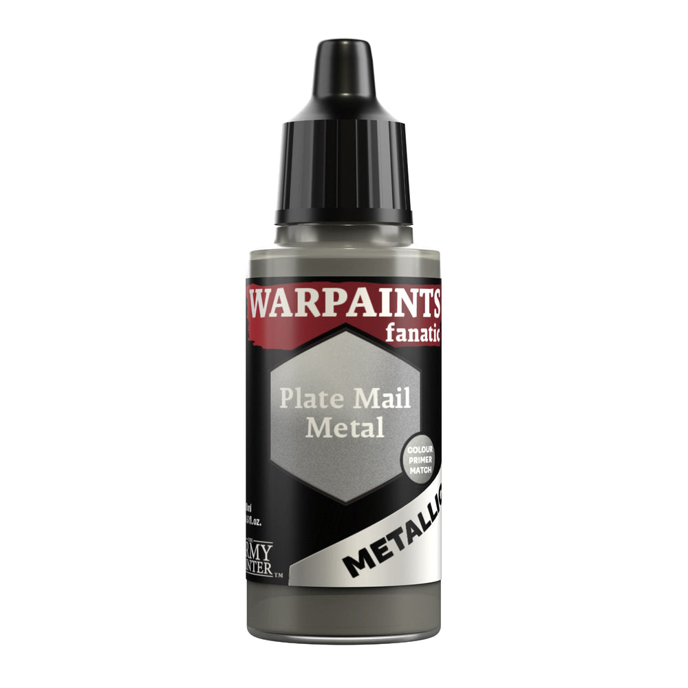 Army Painter Warpaints Fanatic: Metallic - Plate Mail Metal 18ml (ONLINE ORDER ONLY)