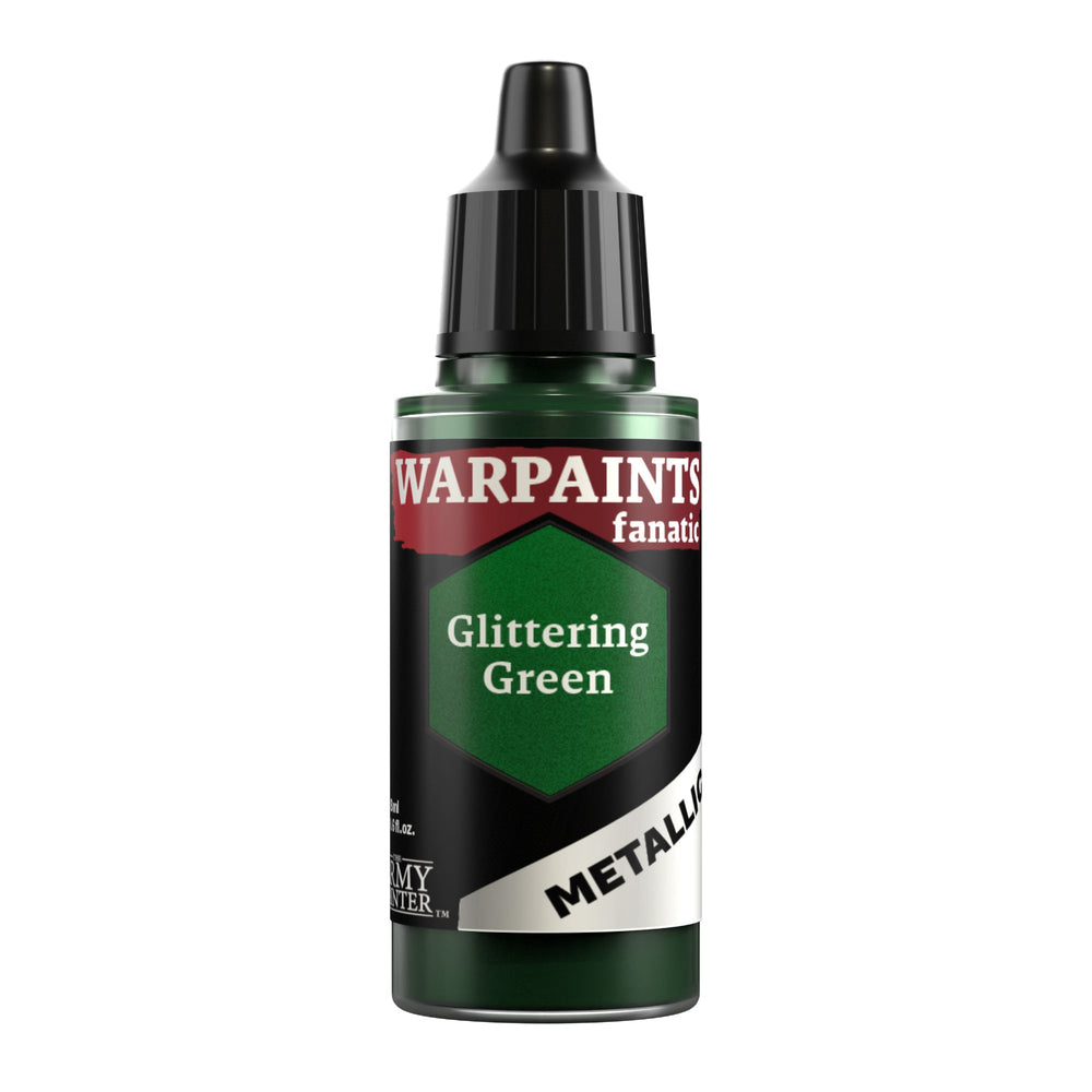 Army Painter Warpaints Fanatic: Metallic - Glittering Green 18ml (ONLINE ORDER ONLY)