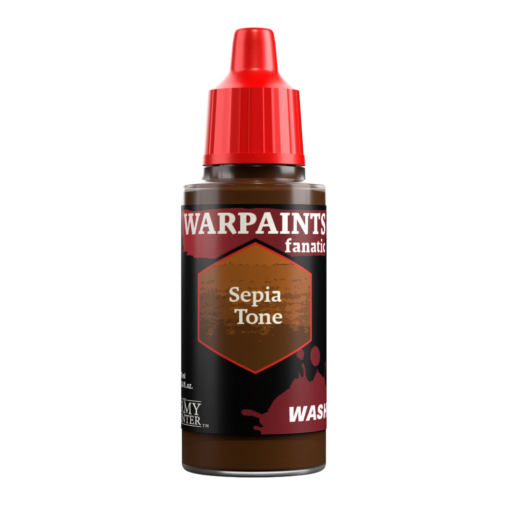 Army Painter Warpaints Fanatic: Wash - Sepia Tone 18ml (ONLINE ORDER ONLY)