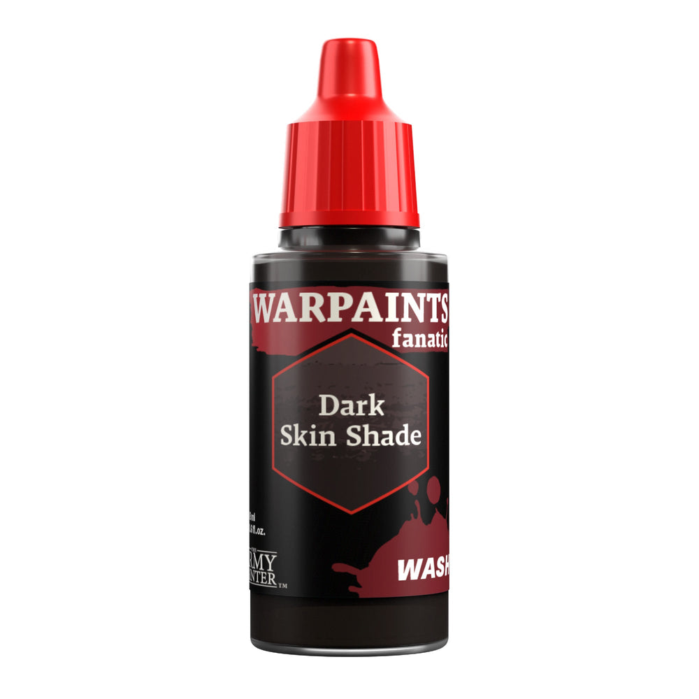 Army Painter Warpaints Fanatic: Wash - Dark Skin Shade 18ml (ONLINE ORDER ONLY)
