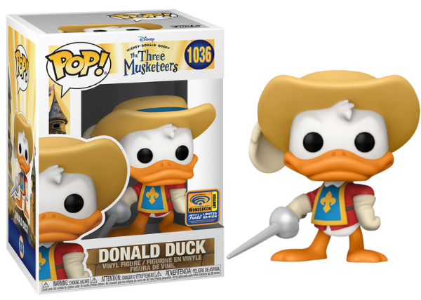 Donald Duck (The Three Musketeers) 1036 - 2021 WonderCon Exclusive (Online Order Only)