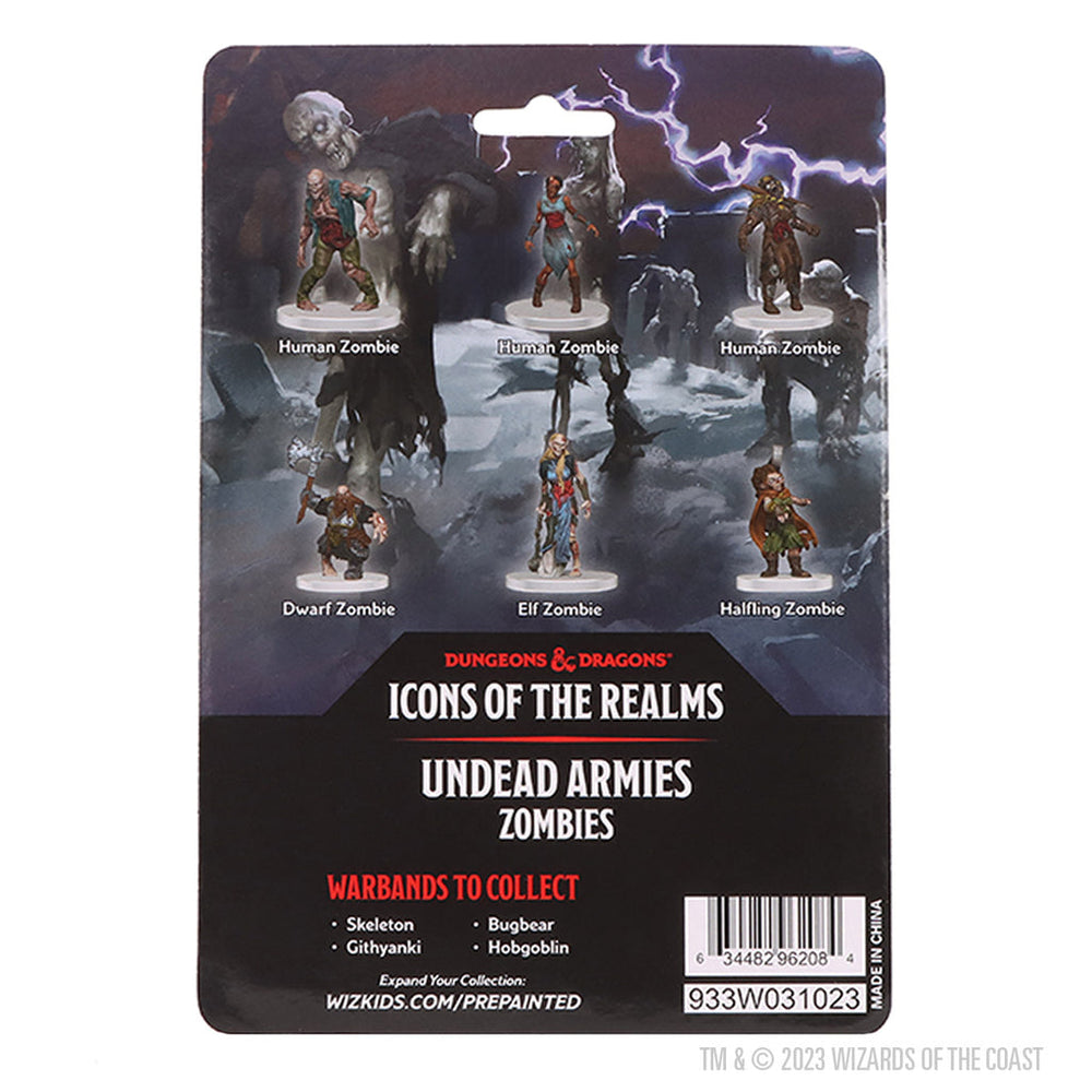 D&D: Icons of the Realms - Undead Armies - Zombies (ONLINE ORDER ONLY)