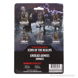 D&D: Icons of the Realms - Undead Armies - Zombies (ONLINE ORDER ONLY)
