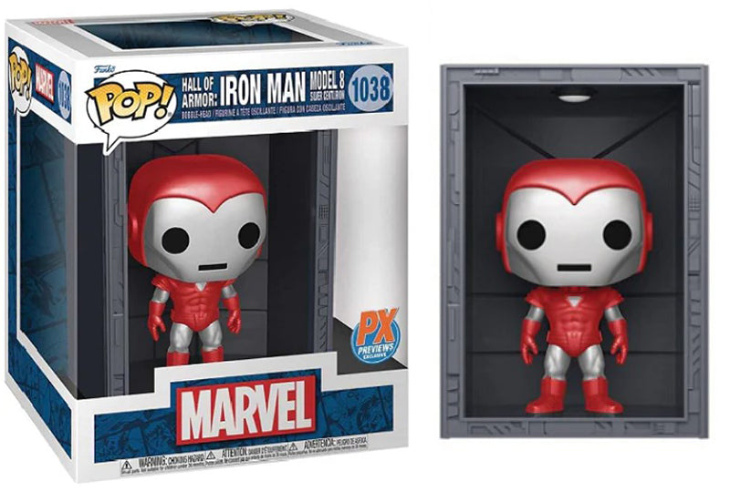 Hall of Armor: Iron Man Model 8 Silver Centurion (Deluxe) 1038 - Previews Exclusive (Online Order Only)