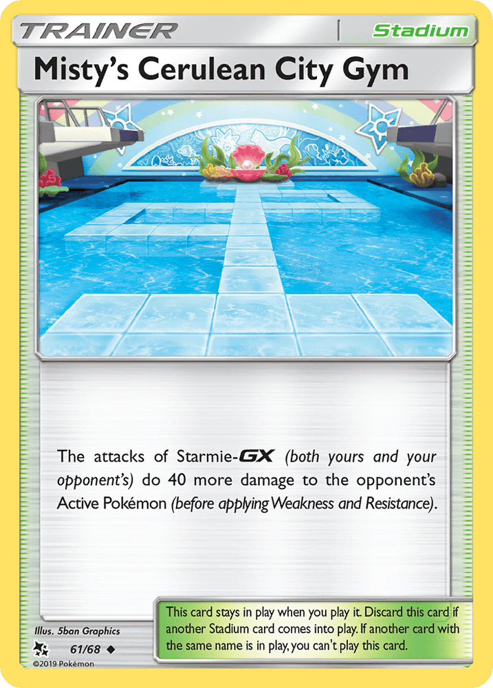 Misty's Cerulean City Gym (61/68) [Sun & Moon: Hidden Fates] (Online Only)