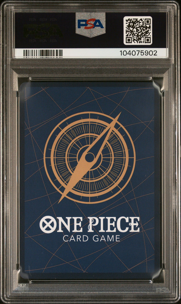 Graded 2024 One Piece PRB01 JP Japanese Monkey D. Luffy #055 Premium Booster Jolly Roger Foil Trading Card Game PSA 10 Gem Mint