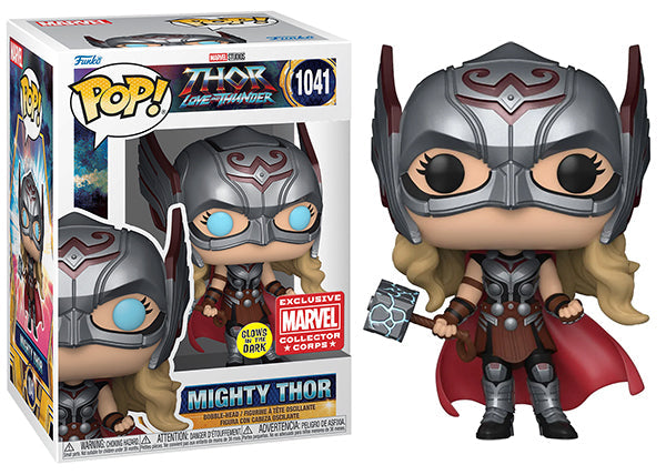 Mighty Thor (Glow in the Dark, Helmeted, Thor Love and Thunder) 1041 - Marvel Collector Corps Exclusive (Online Order Only)