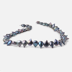 10.5-14mm Peacock Coin Freshwater Pearl with Tail 16 inch 43 Beads (ONLINE ORDER ONLY)