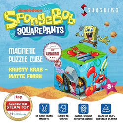 SHASHIBO Magnetic Puzzle Cube: Spongebob Squarepants - Krusty Krab (ONLINE ORDER ONLY)