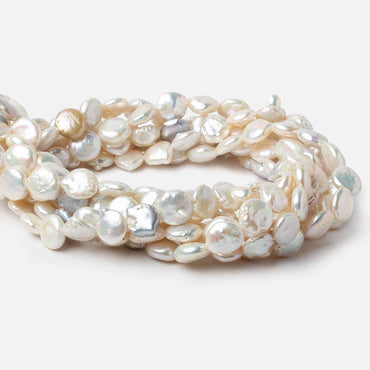 10.5mm Off White Coin Freshwater Pearls 16 inch 36 pcs (ONLINE ORDER ONLY)