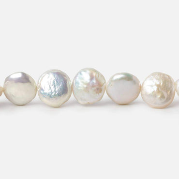 10.5mm Off White Coin Freshwater Pearls 16 inch 36 pcs (ONLINE ORDER ONLY)