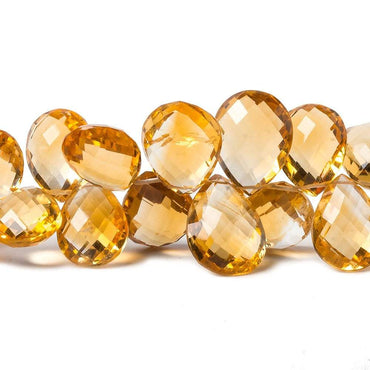 10.5x8.5-14x11mm Citrine Faceted Pear Beads 8.5 inch 48 pieces AAA (ONLINE ORDER ONLY)