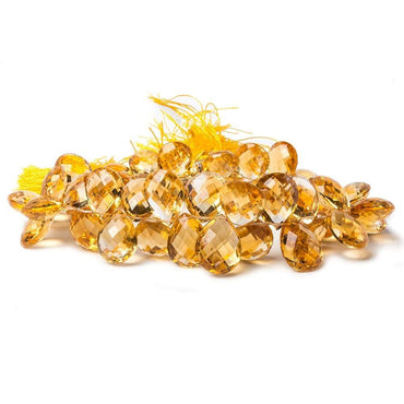 10.5x8.5-14x11mm Citrine Faceted Pear Beads 8.5 inch 48 pieces AAA (ONLINE ORDER ONLY)