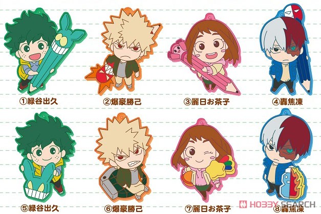 My Hero Academia Rubber Mascot Collection - Eraser and Pencil - Blind Box (1 Blind Box) (ONLINE ORDER ONLY)