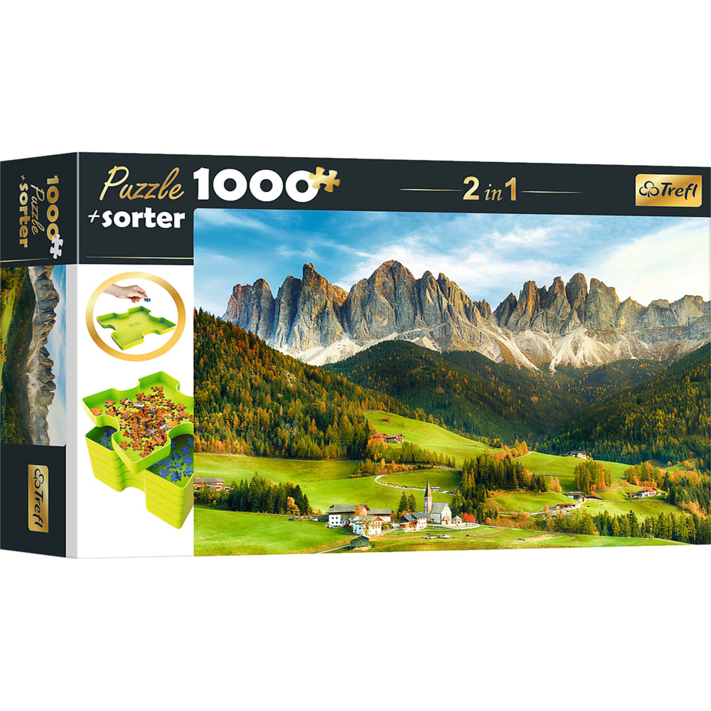 Trefl Red 1000 Piece Puzzle & Sorter - Beautiful Dolomite Landscape (ONLINE ORDER ONLY)