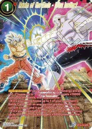 Realm of the Gods - Ultra Instinct (SPR) (BT16-018) [Realm of the Gods] (ONLINE ORDER ONLY)