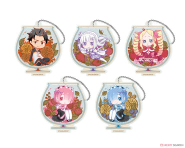 Re:Zero - Starting Life in Another World - Toji Colle Acrylic Keychain Vol.2 Key Chain Set 1 Box (5 pcs)