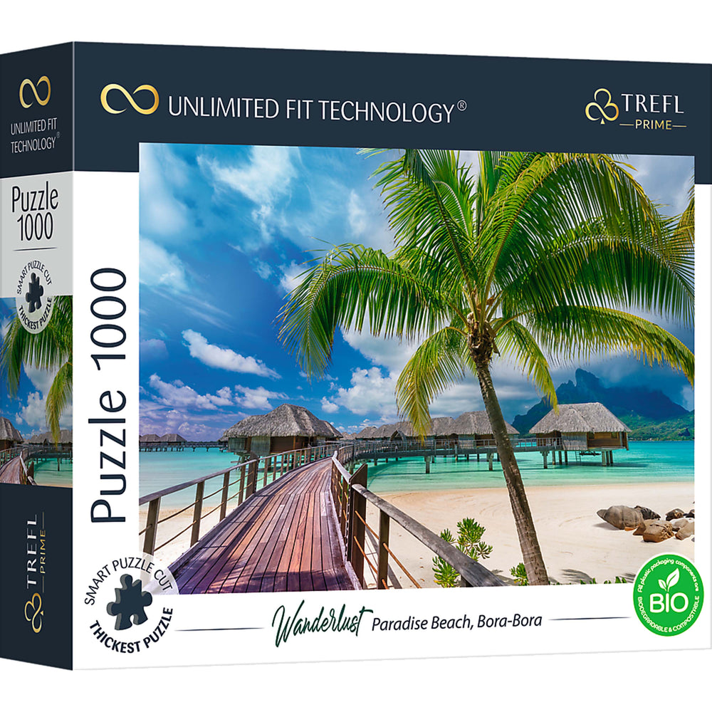 Trefl Prime Wanderlust: Paradise Beach, Bora-Bora 1000 Piece Puzzle (ONLINE ORDER ONLY)