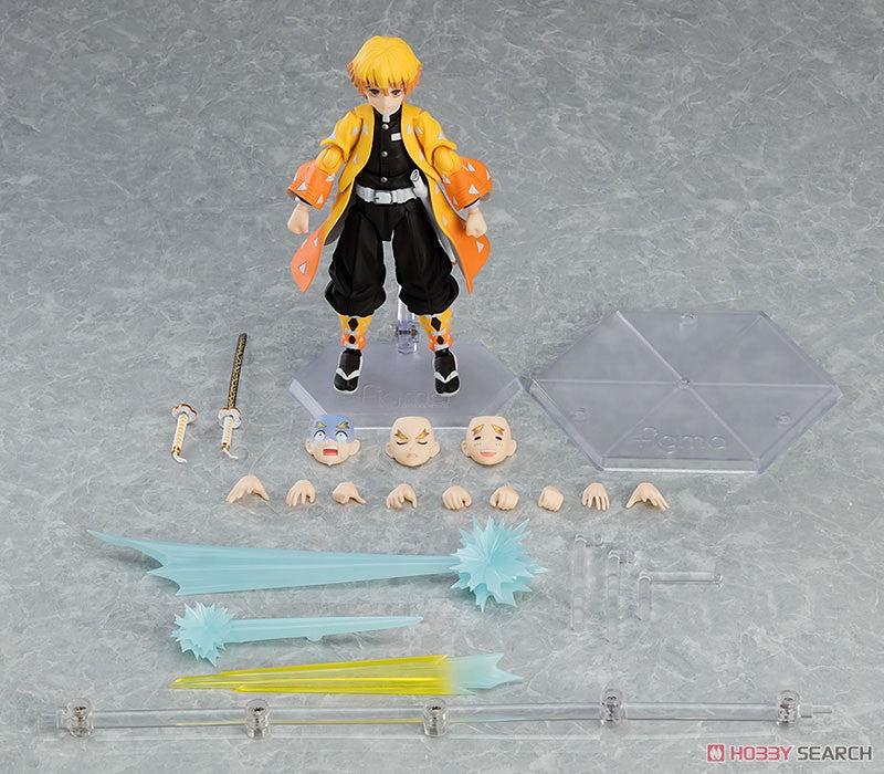 Demon Slayer: Kimetsu no Yaiba figma 522 DX Edition Zenitsu Agatsuma Figure (ONLINE ORDER ONLY)