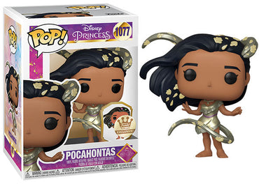 Pocahontas w/ Pin (Gold, Disney Princess) 1077 - Funko Shop Exclusive (Online Order Only)