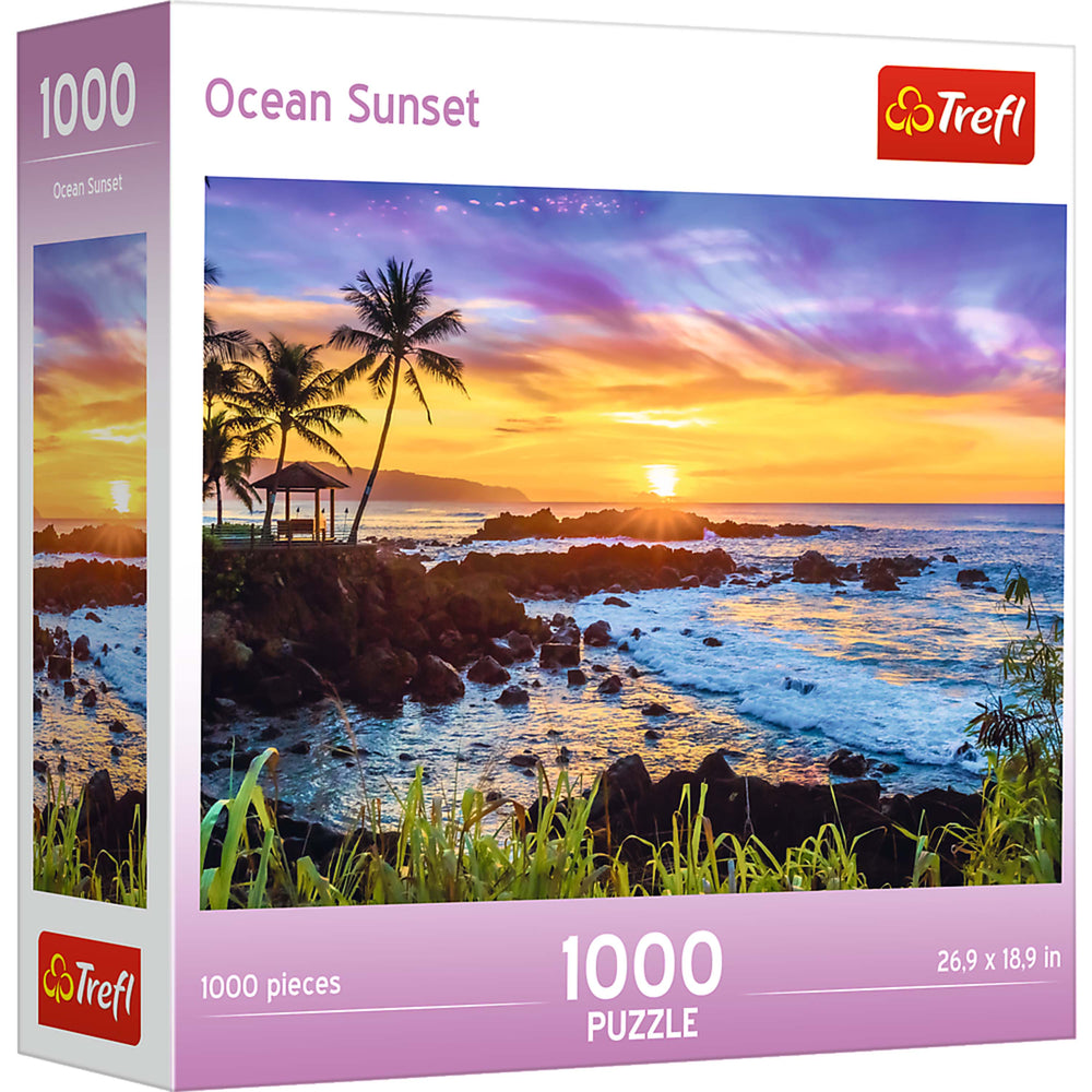 Trefl Red Ocean Sunset 1000 Piece Puzzle