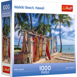 Trefl Red Waikiki Beach 1000 Piece Puzzle (ONLINE ORDER ONLY)