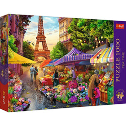 Trefl Premium Plus Flower Market Paris 1000 Piece Puzzle