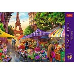 Trefl Premium Plus Flower Market Paris 1000 Piece Puzzle