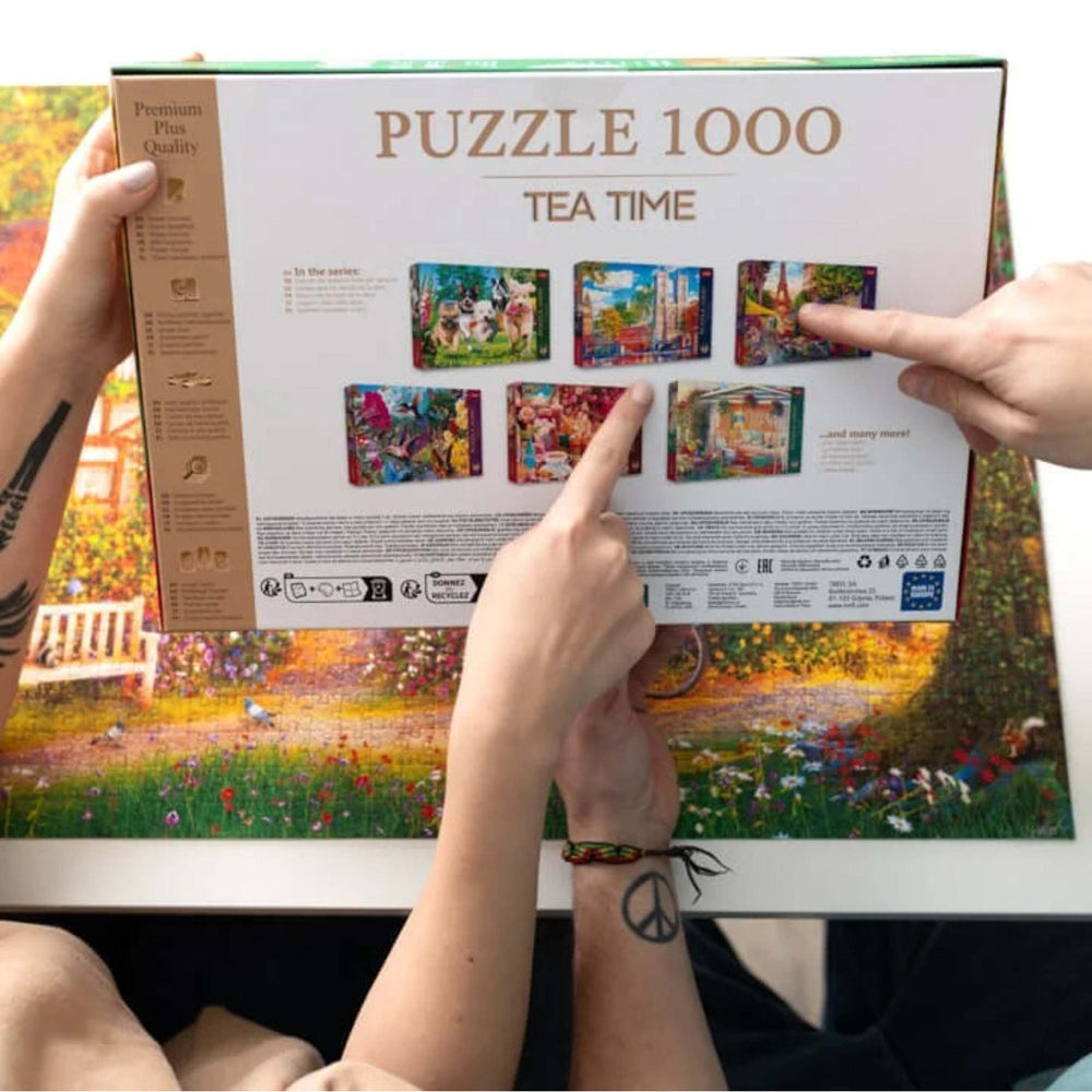 Trefl Premium Plus Flower Market Paris 1000 Piece Puzzle