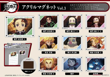 Acrylic Magnet Demon Slayer: Kimetsu no Yaiba Vol.3 ( 1 Blind Box) (ONLINE ORDER ONLY)