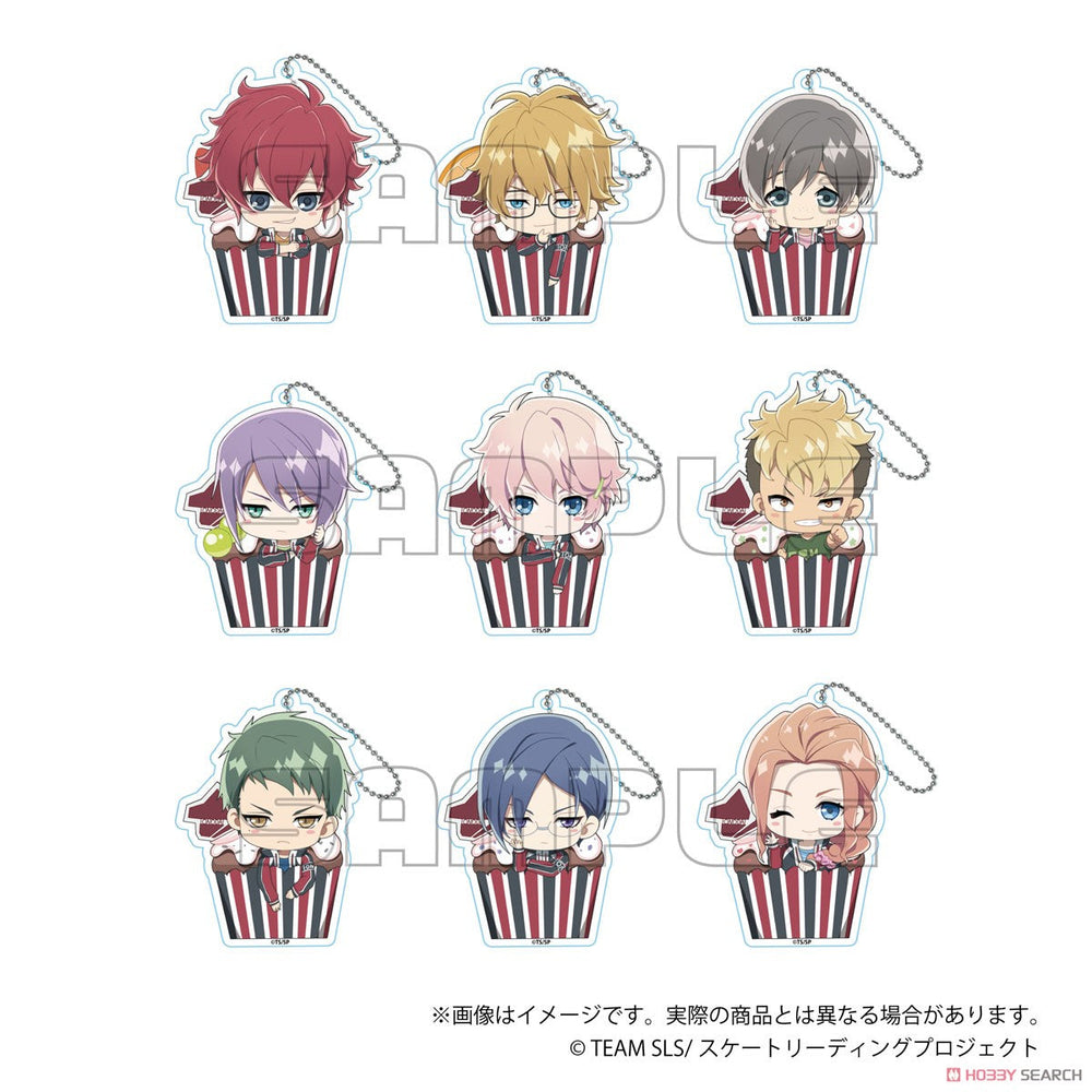 Skate Leading Stars Trading Acrylic Key Ring A Keychain blind box ( 1 Blind Box ) (ONLINE ORDER ONLY)