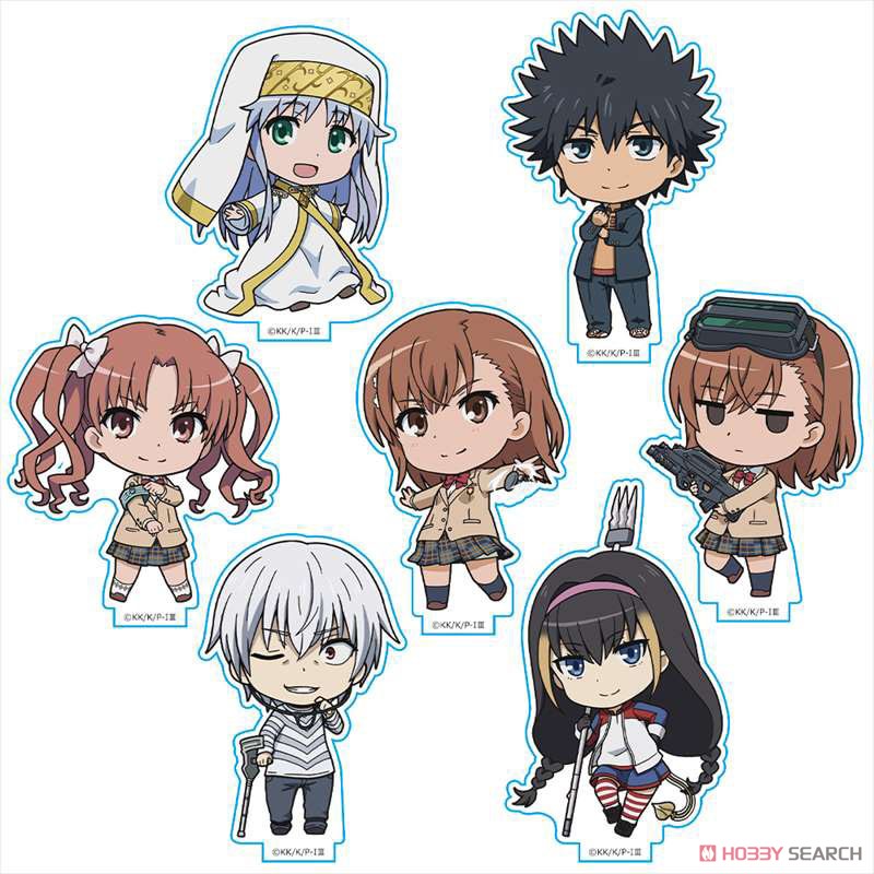 A Certain Magical Index III Acrylic Stand Collection Blind Box (1 Blind Box) (ONLINE ORDER ONLY)