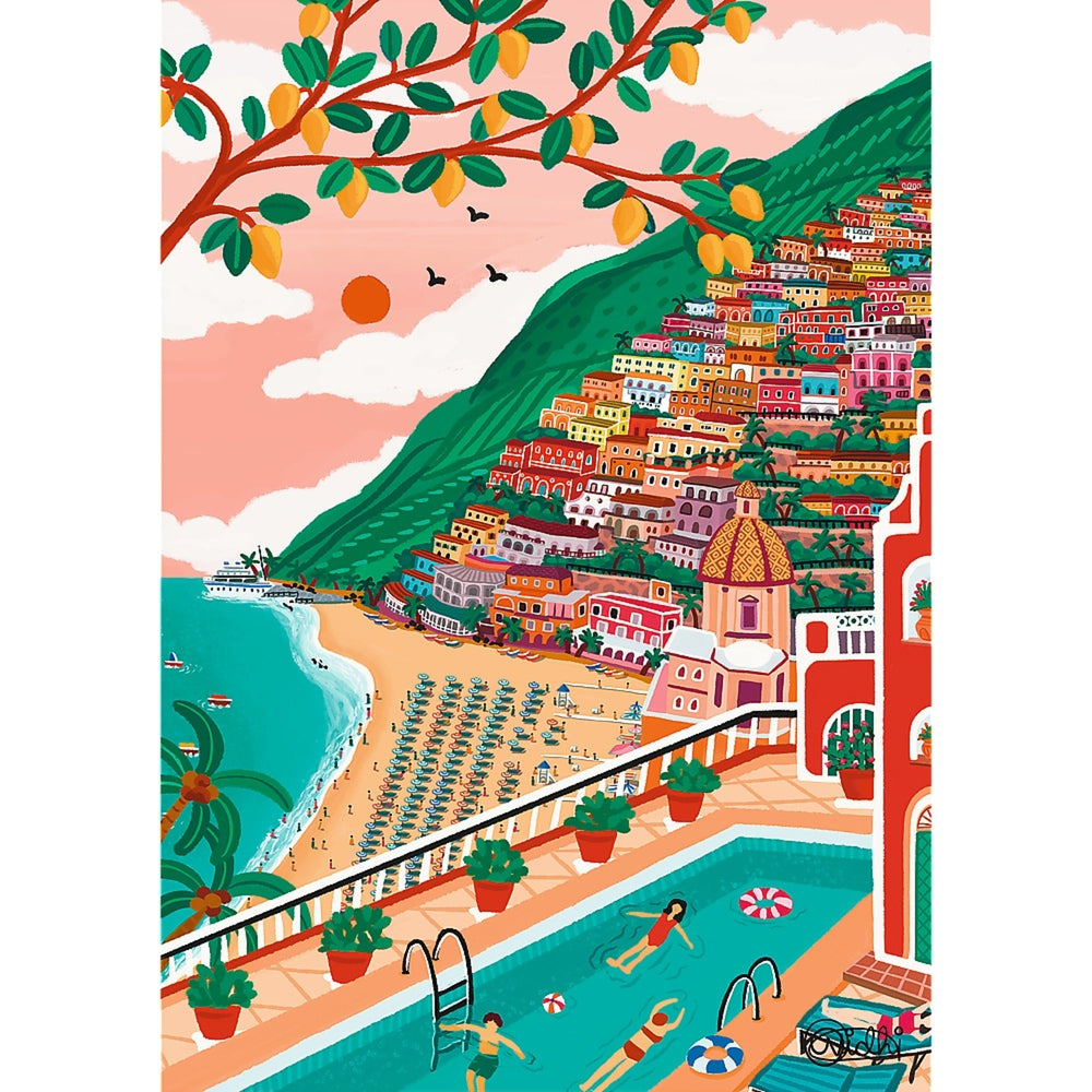 Trefl Premium Plus The Art of Color Positano, Italy 1000 Piece Puzzle (ONLINE ORDER ONLY)
