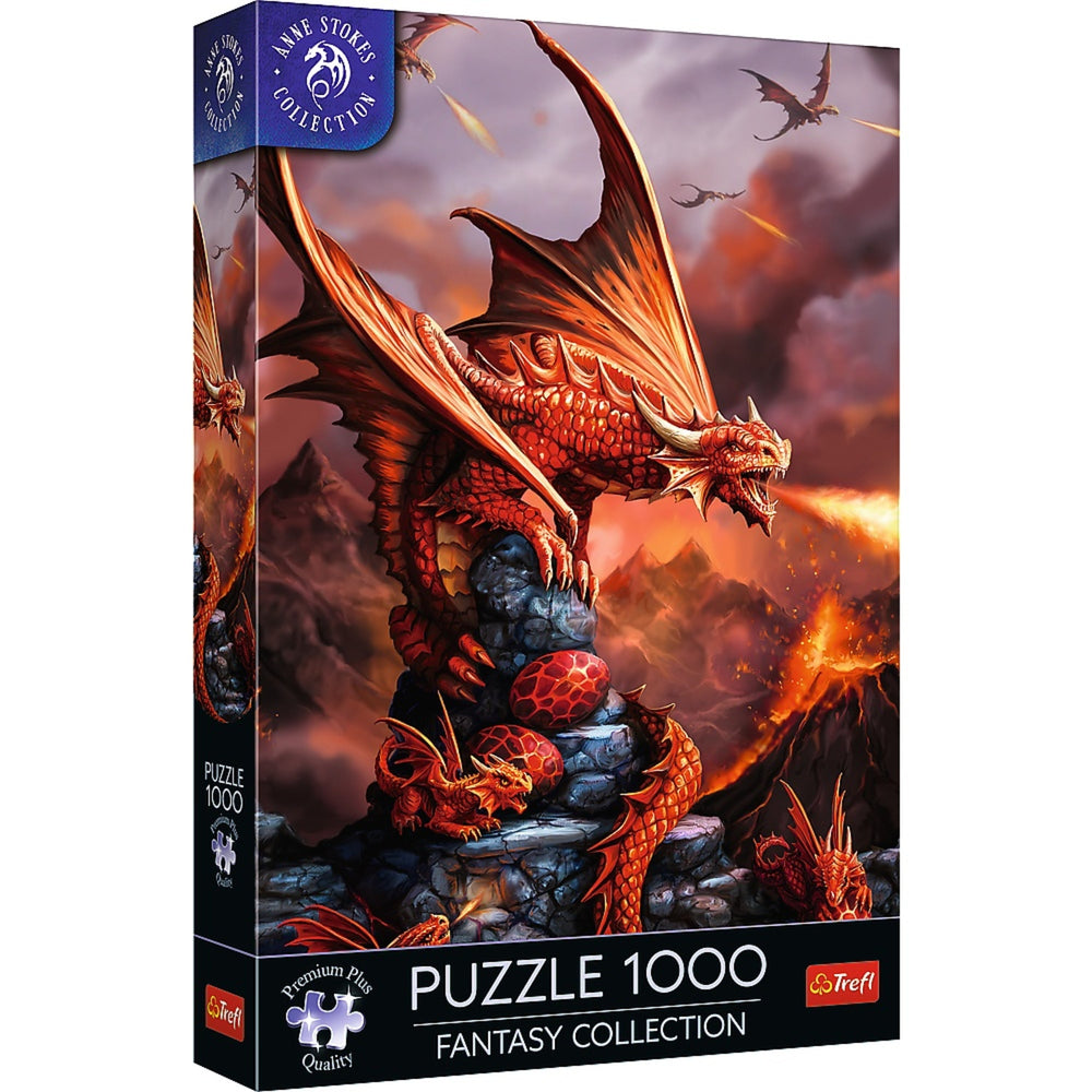 Trefl Premium Plus Anne Stokes Fire Dragon 1000 Piece Puzzle (ONLINE ORDER ONLY)