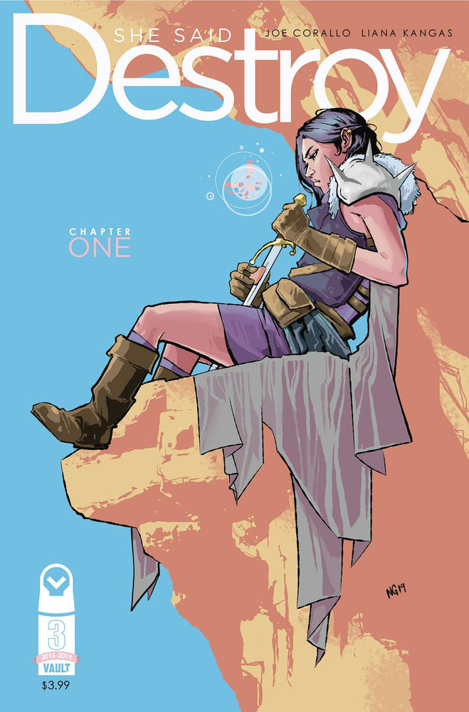 SHE SAID DESTROY #1 B Nathan Gooden Variant (05/29/2019) VAULT (ONLINE ORDER ONLY)