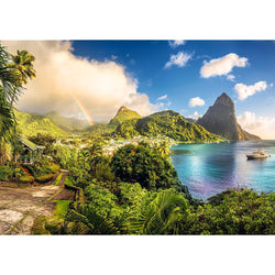 Trefl Red Sunsets: Tropical Lagoon 1000 Piece Puzzle