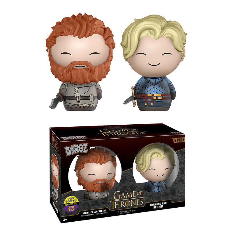 Dorbz Tormund & Brienne (Game of Thrones) 2-Pack - Toy Tokyo/ SDCC Convention Exclusive (Online Order Only)