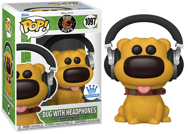 Dug w/ Headphones (Up, Dug Days) 1097 - Funko Shop Exclusive (Online Order Only)