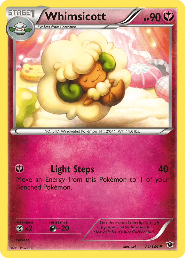 Whimsicott (71/124) [XY: Fates Collide] (Online Only)