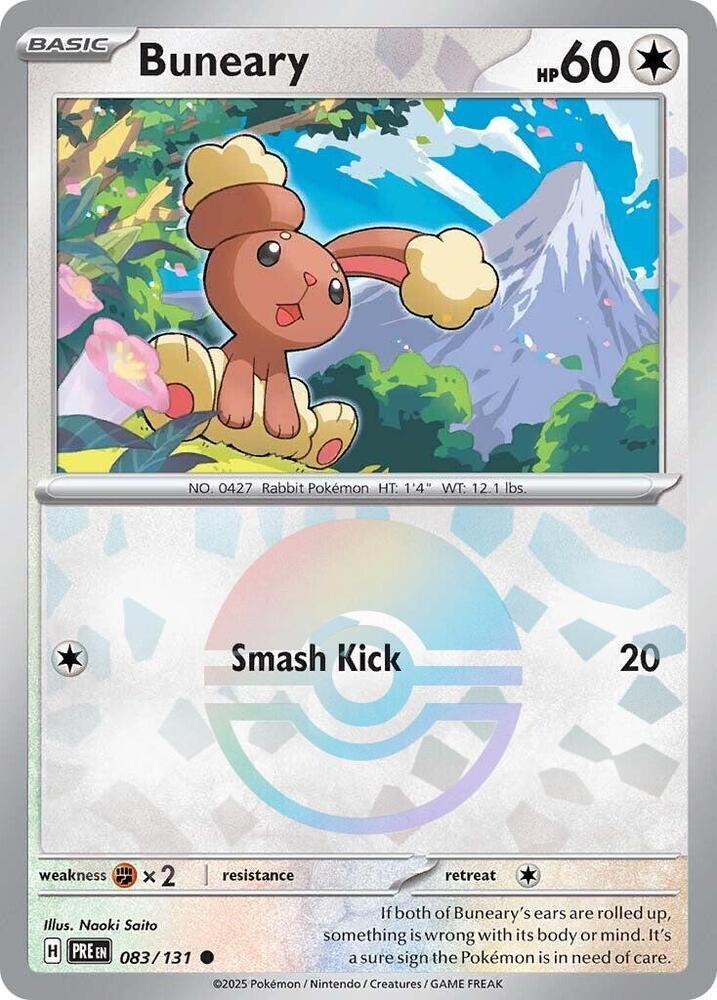 Buneary (083/131) (Poke Ball Pattern) [Scarlet & Violet: Prismatic Evolutions] (Online Only)