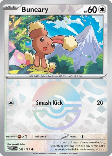 Buneary (083/131) (Poke Ball Pattern) [Scarlet & Violet: Prismatic Evolutions] (Online Only)